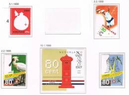 NEDERLAND  N° 1676 + 1678/1681 -  1999 ** - Unused Stamps