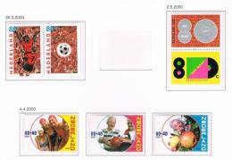 NEDERLAND  E.K. VOETBAL + VERRASSINGSZEGELS + OUDERENZEGELS   2000 ** - Unused Stamps