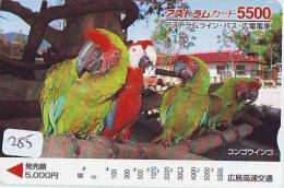 Télécarte  * Oiseau * PERROQUET  (285)  PARROT * BIRD * Phonecard - PAPAGEI  * PAPAGAAI * - Loros