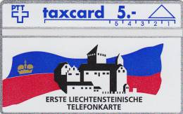 First Card Liechtenstein 109 E (Mint,Neuve) Très Rare ! - Liechtenstein