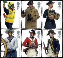 GRAND-BRETAGNE 2009 - Uniformes Militaires, Royl Navy - 6v Neufs// Mnh - Unused Stamps
