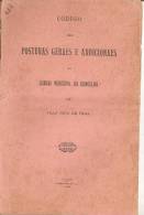 Codigo Das Posturas Geraes E Addicionaes Da Camara Municipal Do Concelho De Vila Nova De Paiva, 1893. Braga. - Oude Boeken