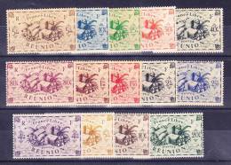 Réunion N°233 à 246 Neufs Charniere  (14 Valeurs) Série Complète - Unused Stamps