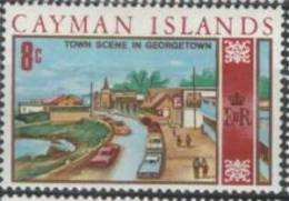 1970 Cayman Islands , Town Scene In Georgetown, Cars  Michel 268 - MH - Cayman Islands