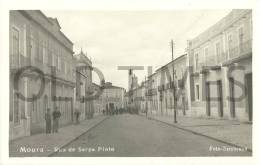 PORTUGAL - MOURA - RUA SERPA PINTO - 1940 REAL PHOTO PC - Beja