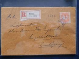 A2395  LETTRE   RECOMM. DOC.  1918 - Covers & Documents