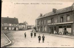 61...ORNE.....BRETONCELLE S.....PLACE DU MARCHE ET RUE DE COULONGES . ......ÉC RIT E .. .. . . ‹(•¿• )› - Autres & Non Classés