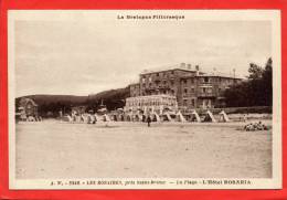 LES ROSAIRES COMMUNE DE PLERIN L HOTEL ROSARIA LA PLAGE CARTE EN TRES BON ETAT - Plérin / Saint-Laurent-de-la-Mer