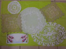 Lot De Napperons-differentes Broderie -porte Serviette Decor Poisson-. - Tafelkleden