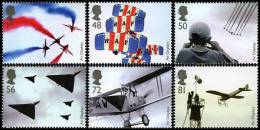 GRAND-BRETAGNE 2008 - Avions Divers, Parachutes, Spectacles Aériens  - 6v Neufs// Mnh - Unused Stamps
