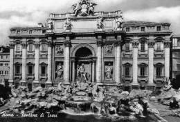 Bellissima Cartolina Anni 60  "Roma Fontana Di Trevi " - Fontana Di Trevi