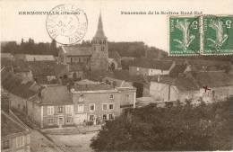 Hermonville (marne) Panorama De La Section Nord-est 1908 La Boulangerie Epicerie Fruiterie - Andere & Zonder Classificatie