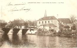 Ardentes (indre) Les Bords De L'indre Le Pont Edit.e.c. Chateauroux 1904 - Andere & Zonder Classificatie