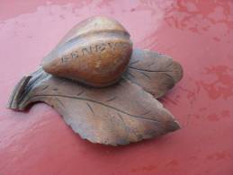 Encrier En Bois Souvenir De Geneve - Tintenfässer