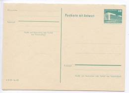 Germany DDR Double Postcard Mint Condition - Lettres & Documents