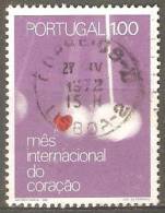 PORTUGAL - 1972,  Mês Internacional Do Coração.   1.00  (o)  MUNDIFIL  Nº 1149 - Oblitérés