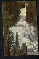 D2485 Kepler Cascade, Yellowstone National Park  ( Falls ) - Publ. By Mckee Printing Co. - Plastichrome - Yellowstone