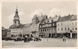 Frankenberg Saxony Cars Old Postcard - Frankenberg