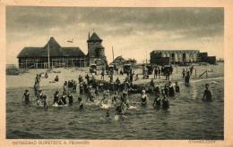 Ostseebad Burgtiefe A Fehman Old Postcard Railroad Cancel - Fehmarn