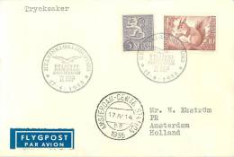 Finland Cover 1955 LUX Cancelled Par Avion - Storia Postale