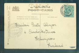 Great Britain: Post Card Sent To Filnland With 1904 Postmark - Fine - Other & Unclassified