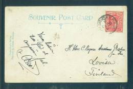 Great Britain: Souvernir Post Card Sent To Filnland With 1907 Postmark - Fine - Otros & Sin Clasificación