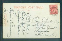 Great Britain: Post Card Sent To Finland With 1907 Postmark - Fine - Other & Unclassified