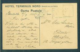 Belgium: Post Card Sent To Finland With 1925 Postmark - Fine - Briefe U. Dokumente