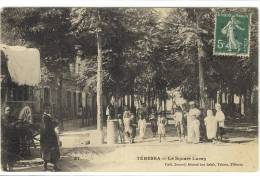 Carte Postale Ancienne Algérie - Tébessa. Le Square Lucas - Tébessa