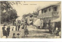 Carte Postale Ancienne Algérie - Tébessa. Cours Carnot - Tebessa