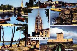 17 MARENNES Port, Crique,,eglise,,fort Du Chapus,,plage - Marennes