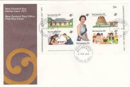 New Zealand 1974 New Zealand Day MS FDC - FDC