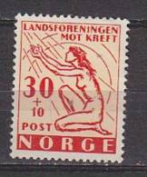 Q8014 - NORWAY NORVEGE Yv N°344 ** Contre Le Cancer - Ongebruikt