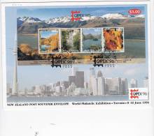 New Zealand 1996 Capex Stamp Expo Mini Sheet FDC - FDC