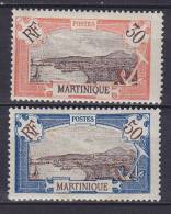 Martinique 1922/24 Mi. 91, 94 Fort-de-France MH* - Andere & Zonder Classificatie