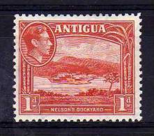 Antigua - 1938 - 1d Definitive - MH - 1858-1960 Colonia Británica