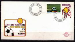 PAYS BAS   FDC  Cup  1974   Football Soccer Fussball  Tennis - 1974 – Germania Ovest