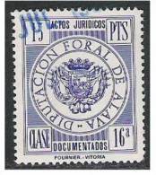 3525-SELLO FISCAL LOCAL DIPUTACION FORAL DE ALAVA. PAIS VASCO.15 PTS  ACTOS JURIDICOS DOCUMENTADOS.SPAIN REVENUE FISCAUX - Revenue Stamps
