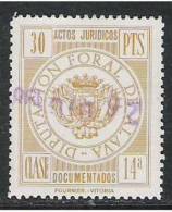 3529-SELLO FISCAL LOCAL DIPUTACION FORAL DE ALAVA. PAIS VASCO.30 PTS  ACTOS JURIDICOS DOCUMENTADOS.SPAIN REVENUE FISCAUX - Revenue Stamps