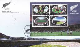 New Zealand 2004 Rugby Sevens Mini Sheet  FDC - FDC