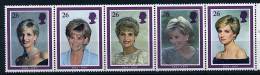 Grande Bretagne N° 2017 à 2021 Se Tenant - Hommage à Diana - Unused Stamps