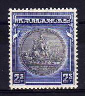 Bahamas - 1931 - 2 Shilling Definitive (Slate Purple & Ultramarine) - MH - 1859-1963 Crown Colony