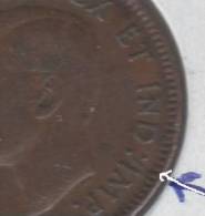 1 Cent De1942 Du Canada ...FAUTEE..voir Le Scan - Errores Y Curiosidades