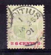 Mauritius - 1899 - 6 Cents Definitive - Used - Mauricio (...-1967)