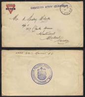 CANADA / 1943 LETTRE EN FRANCHISE MILITAIRE DE LONDRES POUR MONTREAL (ref 4108) - Brieven En Documenten