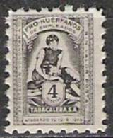 3043-DE LUJO,RARISIMO SELLO FISCAL NUEVO *** HUERFANOS DE EMPLEADOS DE TABACALERA,MONTEPIO 4 PESETAS - Steuermarken