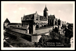 ALTE POSTKARTE MARIENBURG SÜDOSTSEITE MALBORK Westpreußen Westpreussen Polen Polska Pologne Poland Cpa Postcard AK - Westpreussen