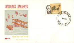 (125) Australian FDC Cover - Premier Jour Australie - 1965 - Lawrence Hargrave - Storia Postale