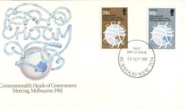 (125) Australian FDC Cover - Premier Jour Australie - 1981 - Meeting - Cartas & Documentos