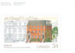 (502) Maxi Card - Stamp Card - Canada - Stamp Reproduction Houses - CAPEX 87 - Cartes-maximum (CM)